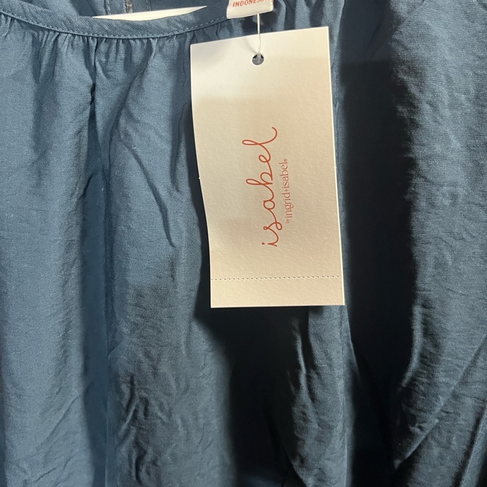 Isabel Maternity by Ingrid & Isabel Navy Midi Dress - Picture 2 of 3